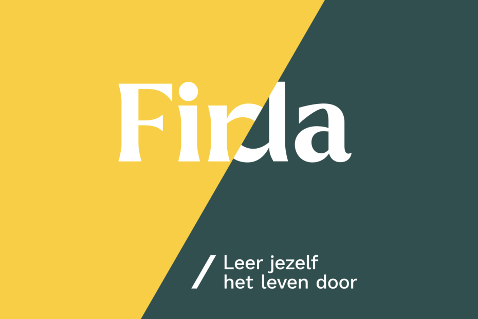Logo Firda plus pay off Leer jezelf het leven door.